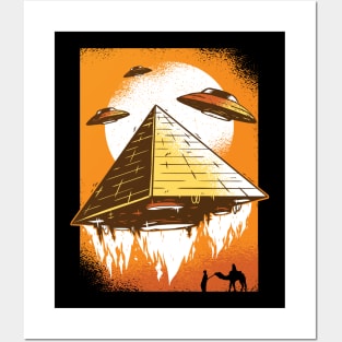 Ufo in Egypt Posters and Art